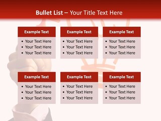 Hand Marker Energy PowerPoint Template