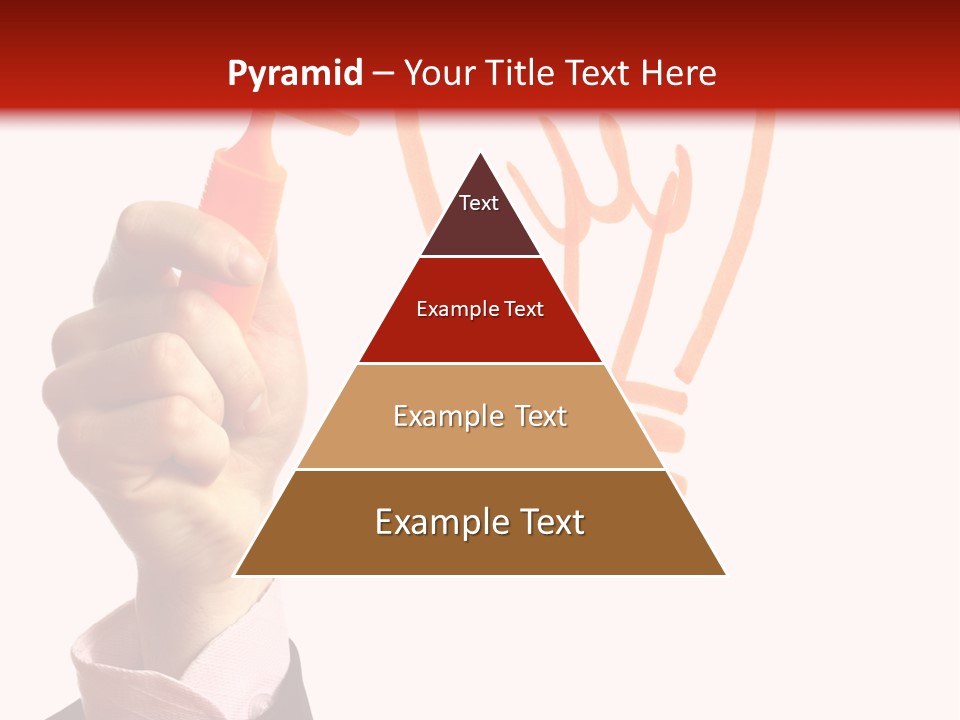 Hand Marker Energy PowerPoint Template