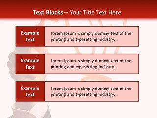 Hand Marker Energy PowerPoint Template