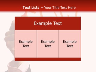 Hand Marker Energy PowerPoint Template