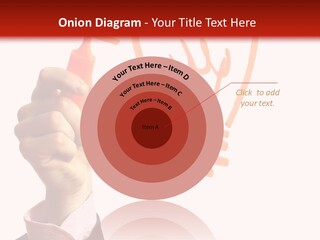 Hand Marker Energy PowerPoint Template