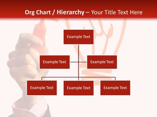 Hand Marker Energy PowerPoint Template