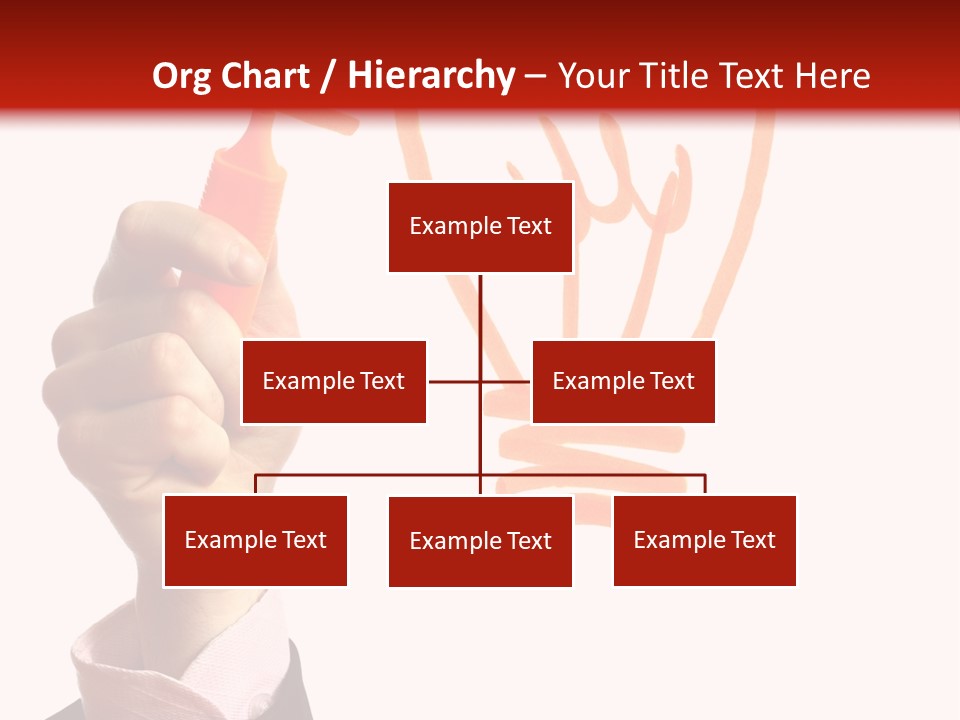 Hand Marker Energy PowerPoint Template