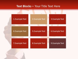 Hand Marker Energy PowerPoint Template