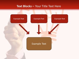 Hand Marker Energy PowerPoint Template