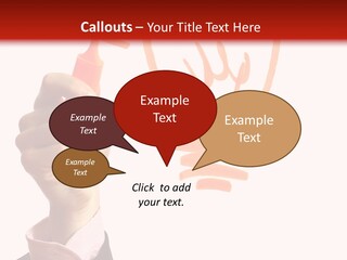 Hand Marker Energy PowerPoint Template