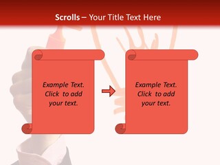 Hand Marker Energy PowerPoint Template