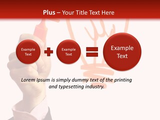 Hand Marker Energy PowerPoint Template