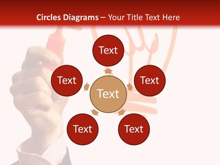 Hand Marker Energy PowerPoint Template