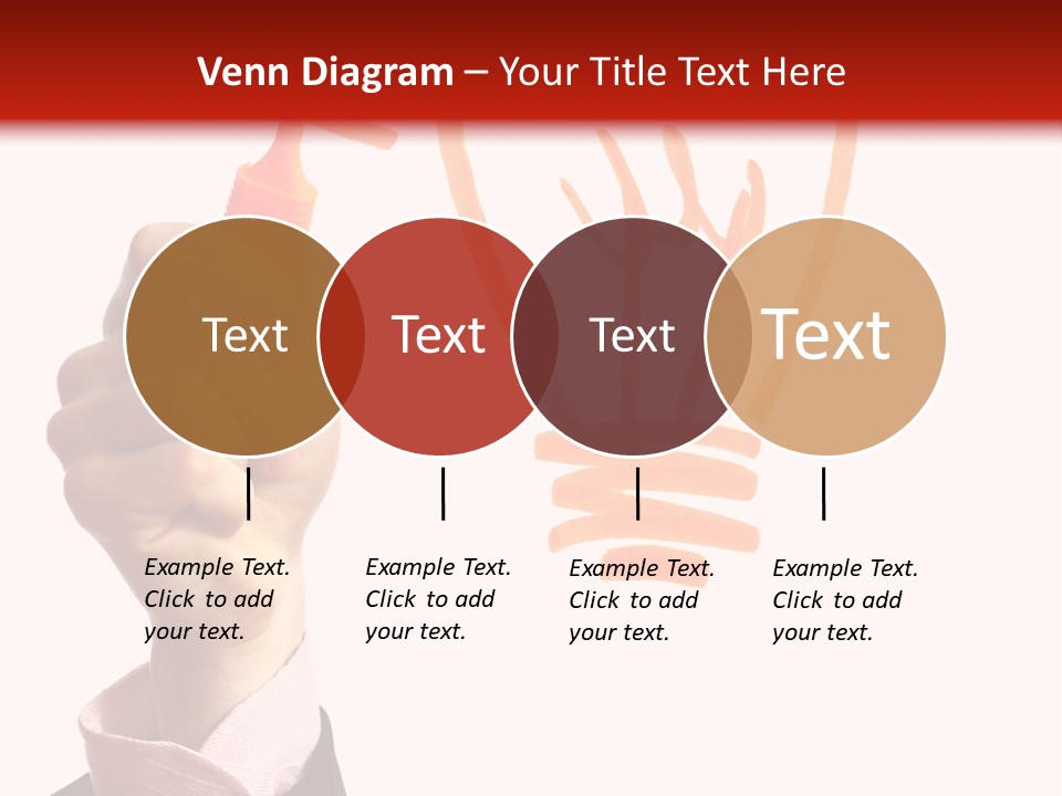 Hand Marker Energy PowerPoint Template