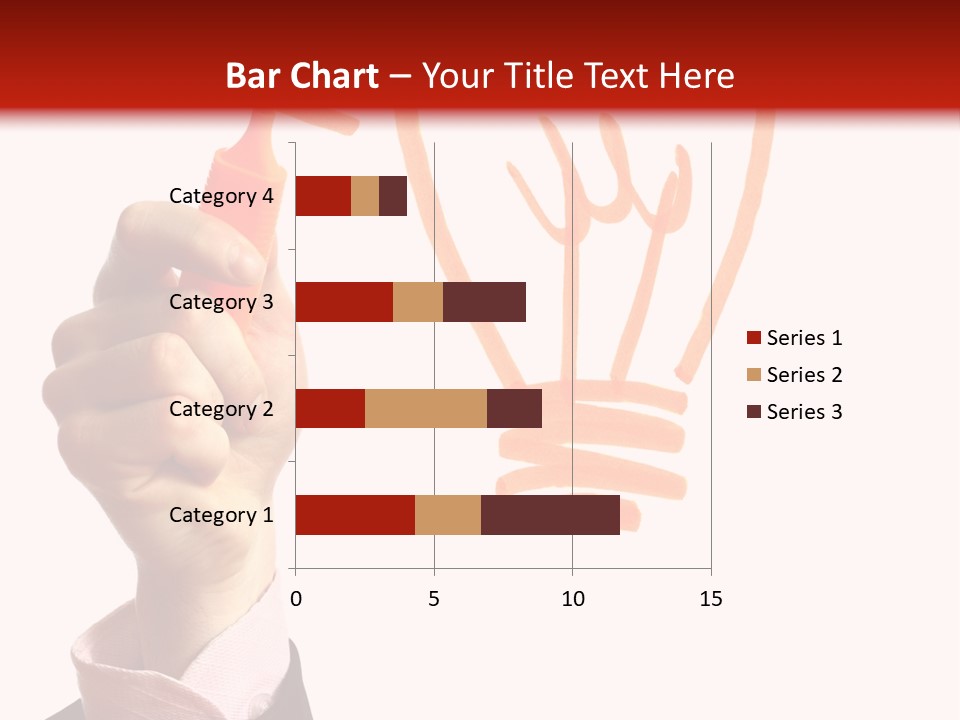 Hand Marker Energy PowerPoint Template