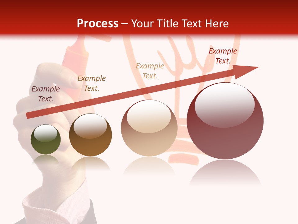 Hand Marker Energy PowerPoint Template