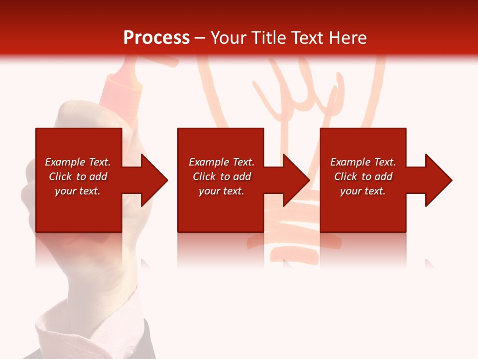 Hand Marker Energy PowerPoint Template