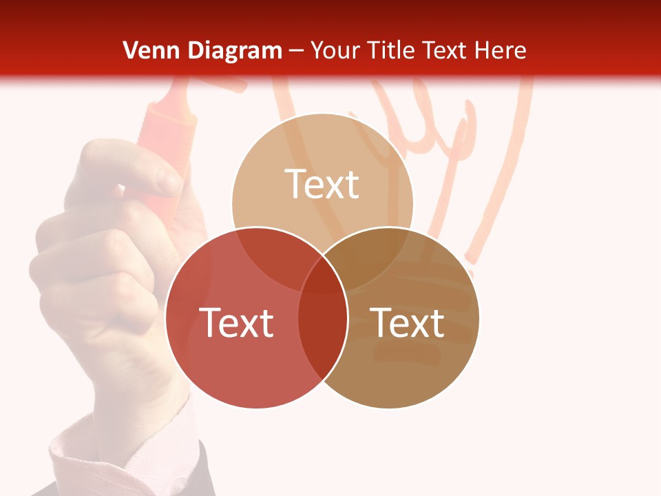 Hand Marker Energy PowerPoint Template