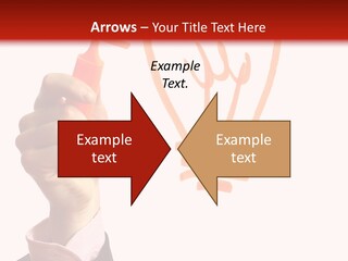 Hand Marker Energy PowerPoint Template