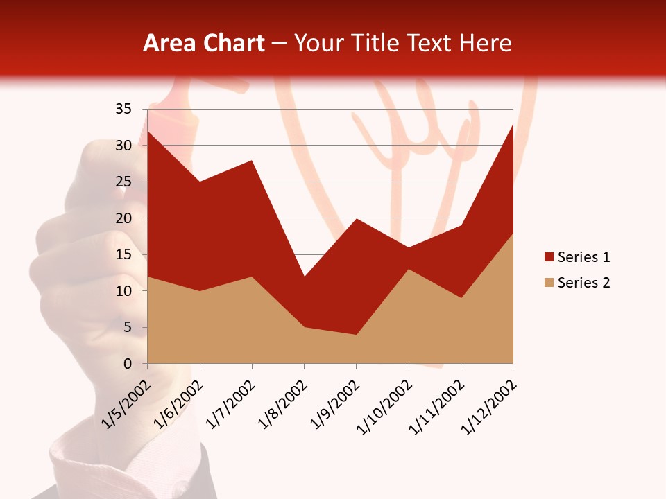 Hand Marker Energy PowerPoint Template