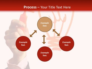 Hand Marker Energy PowerPoint Template