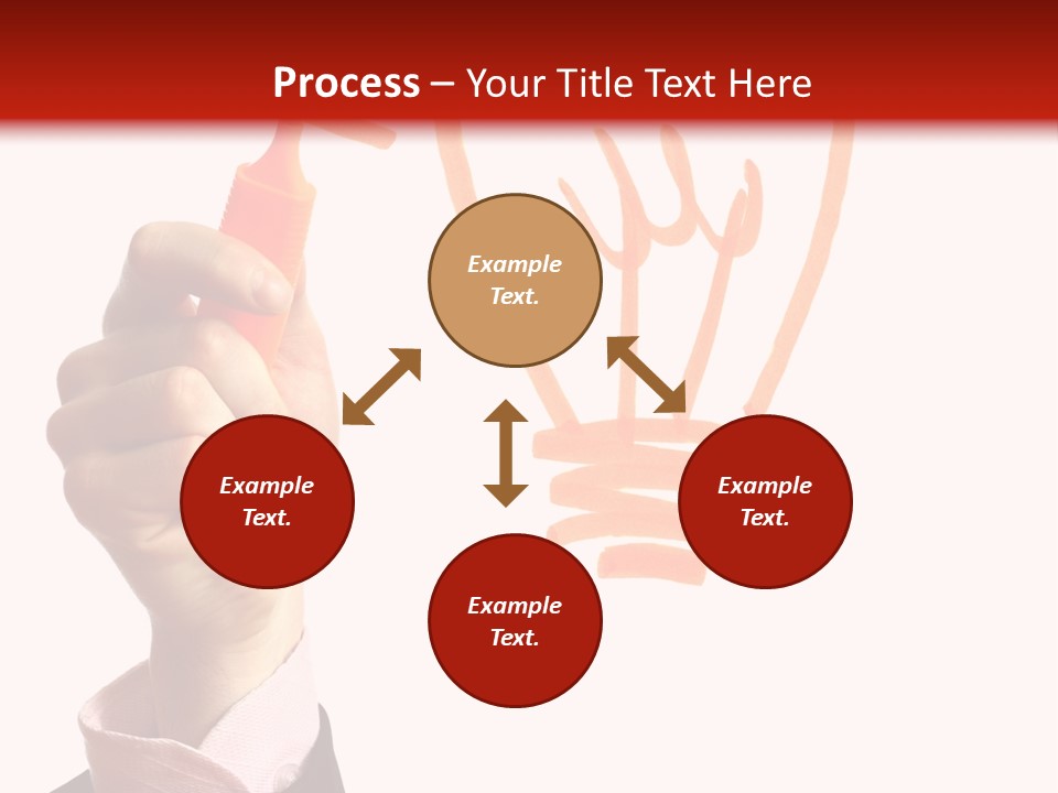 Hand Marker Energy PowerPoint Template