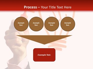 Hand Marker Energy PowerPoint Template