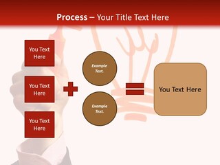 Hand Marker Energy PowerPoint Template