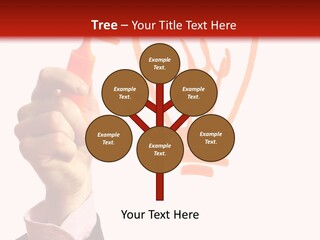 Hand Marker Energy PowerPoint Template