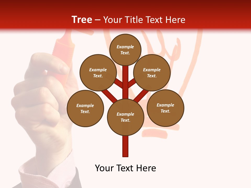 Hand Marker Energy PowerPoint Template