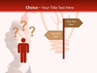 Hand Marker Energy PowerPoint Template