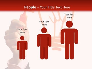 Hand Marker Energy PowerPoint Template