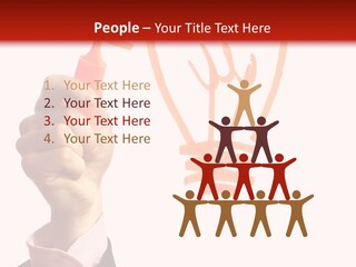 Hand Marker Energy PowerPoint Template