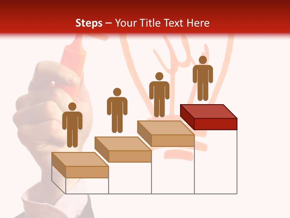 Hand Marker Energy PowerPoint Template