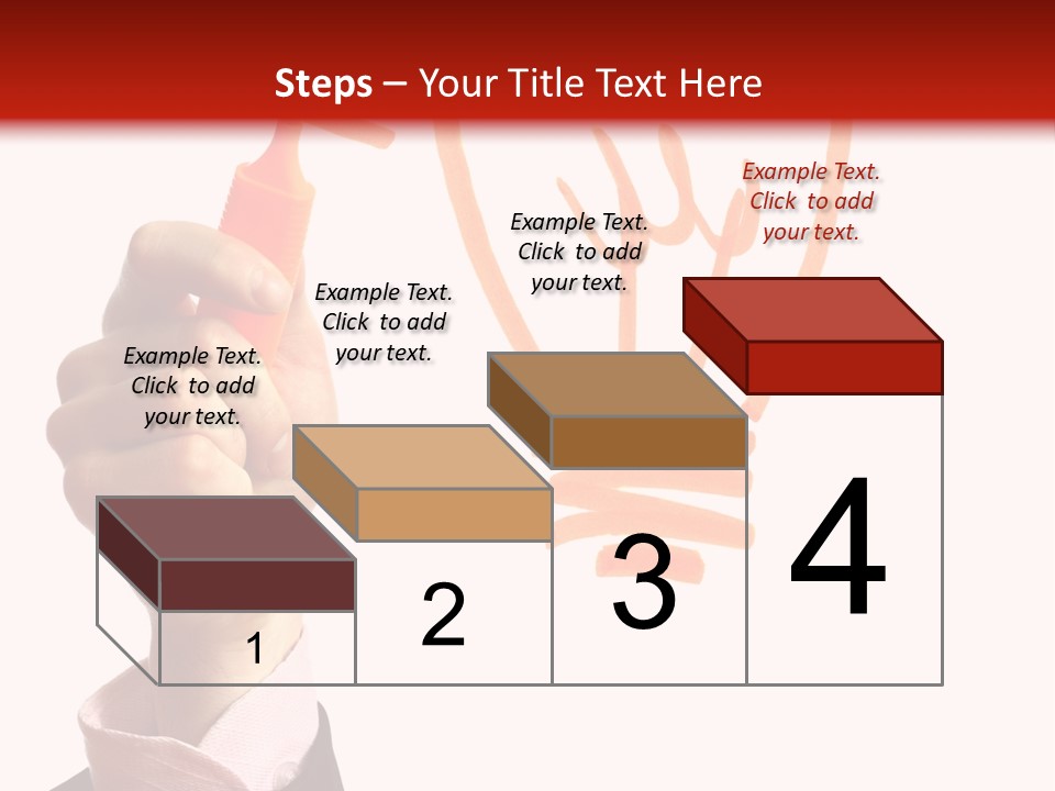Hand Marker Energy PowerPoint Template
