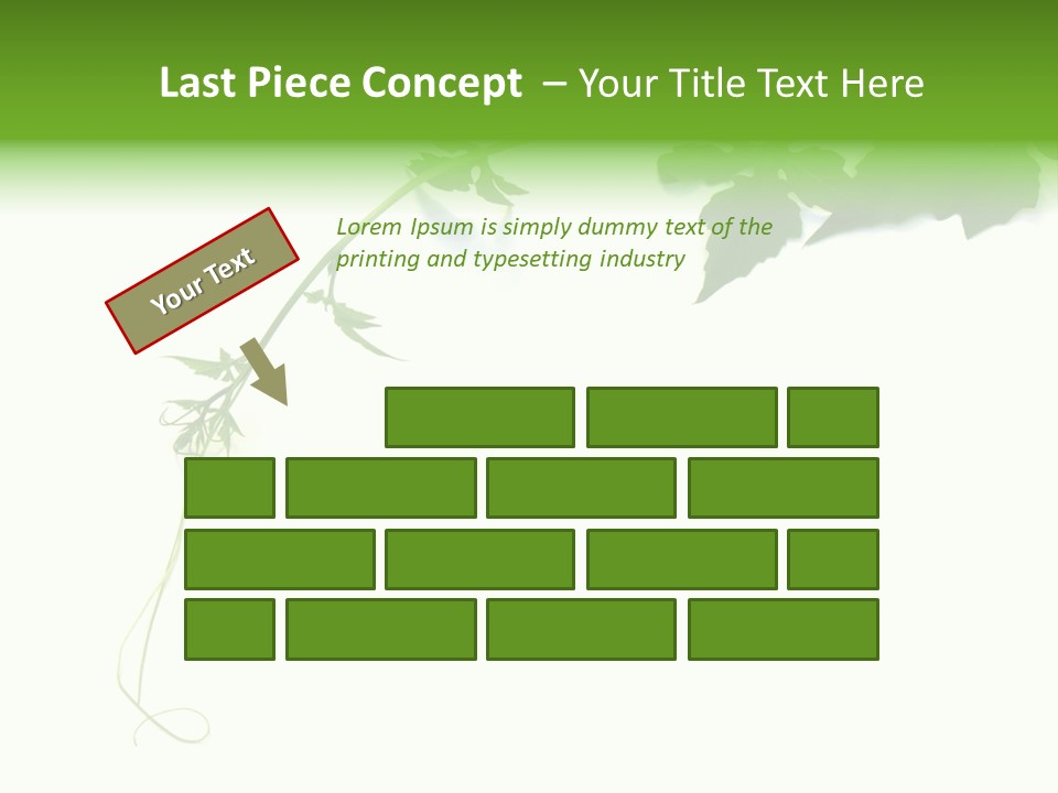 Feuille Petroselinum Sativum Vrilles PowerPoint Template
