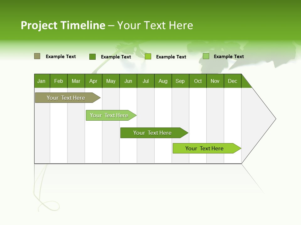 Feuille Petroselinum Sativum Vrilles PowerPoint Template