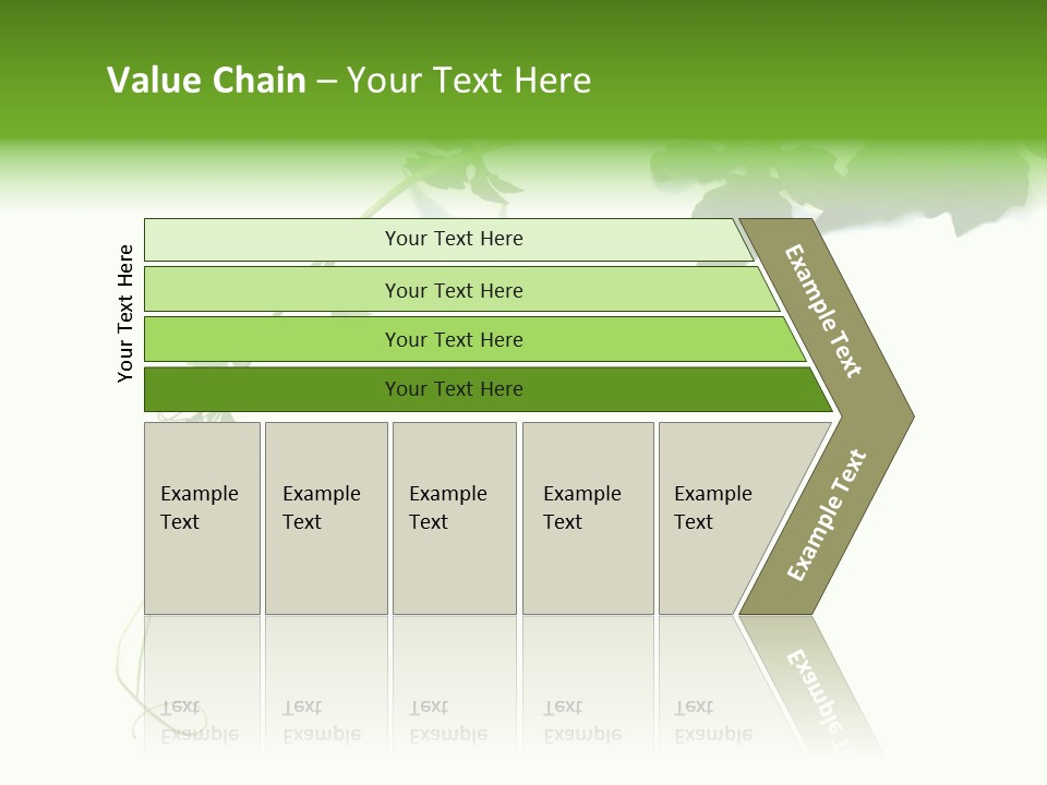 Feuille Petroselinum Sativum Vrilles PowerPoint Template
