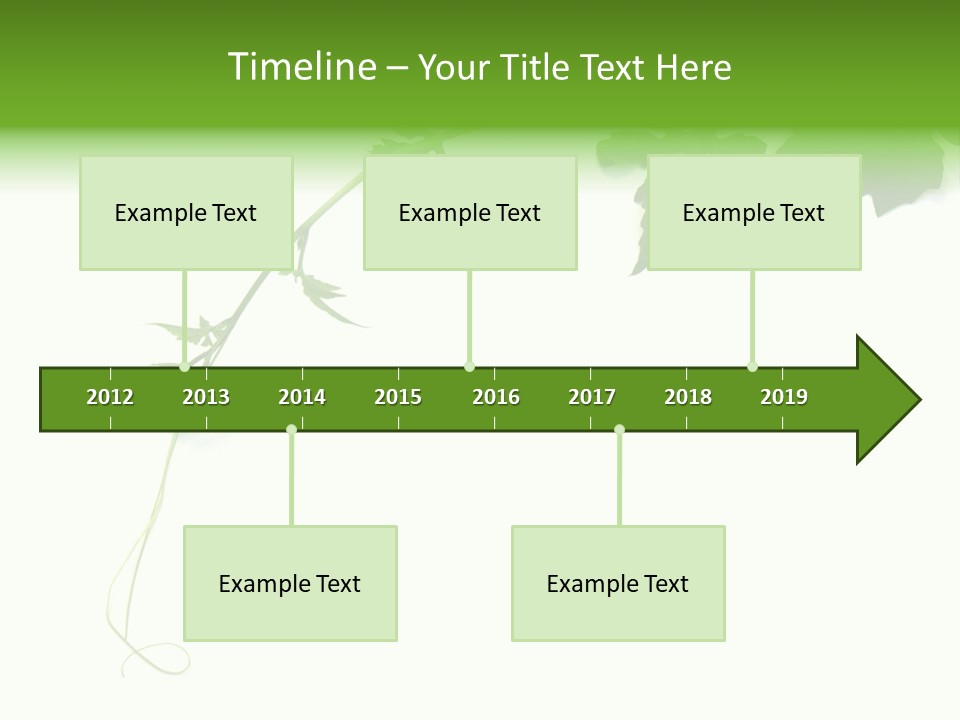 Feuille Petroselinum Sativum Vrilles PowerPoint Template