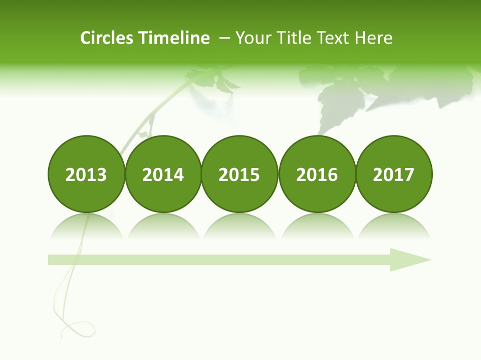 Feuille Petroselinum Sativum Vrilles PowerPoint Template