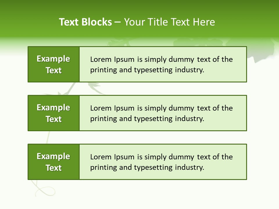 Feuille Petroselinum Sativum Vrilles PowerPoint Template