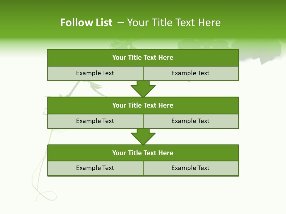 Feuille Petroselinum Sativum Vrilles PowerPoint Template