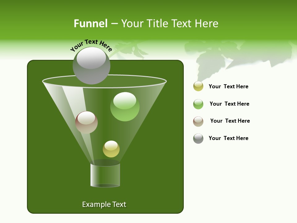 Feuille Petroselinum Sativum Vrilles PowerPoint Template