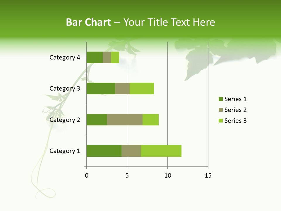 Feuille Petroselinum Sativum Vrilles PowerPoint Template