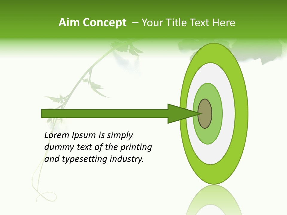 Feuille Petroselinum Sativum Vrilles PowerPoint Template