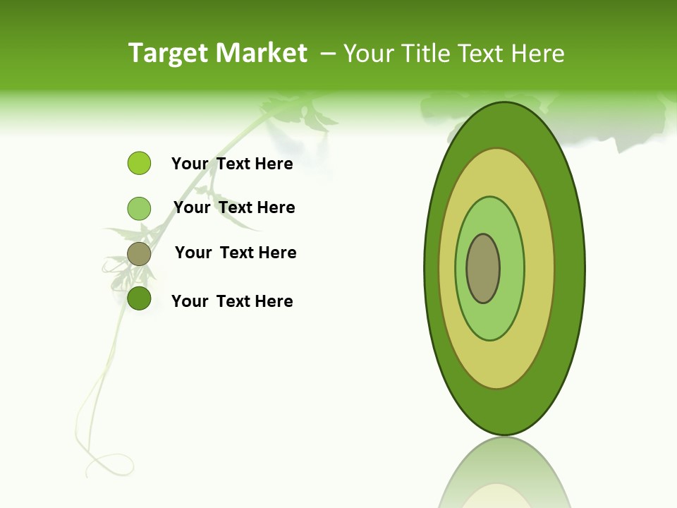 Feuille Petroselinum Sativum Vrilles PowerPoint Template