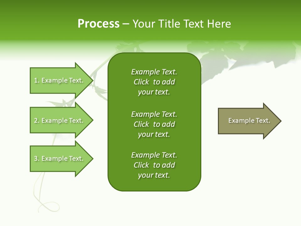 Feuille Petroselinum Sativum Vrilles PowerPoint Template