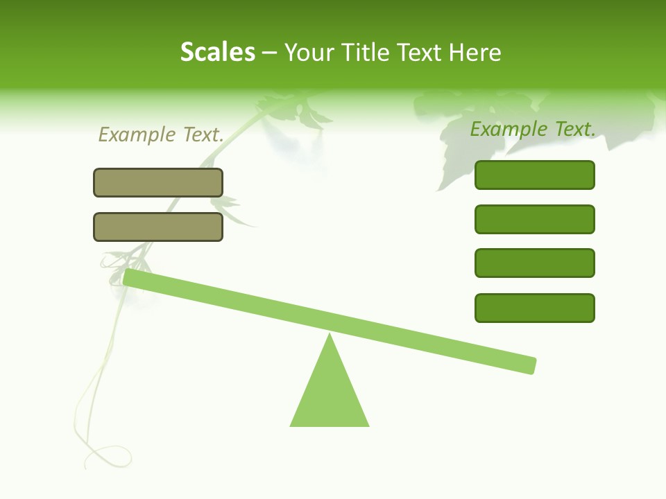 Feuille Petroselinum Sativum Vrilles PowerPoint Template