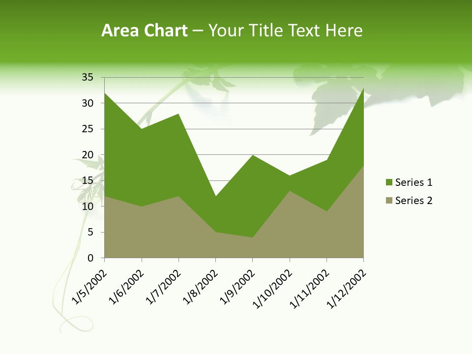 Feuille Petroselinum Sativum Vrilles PowerPoint Template