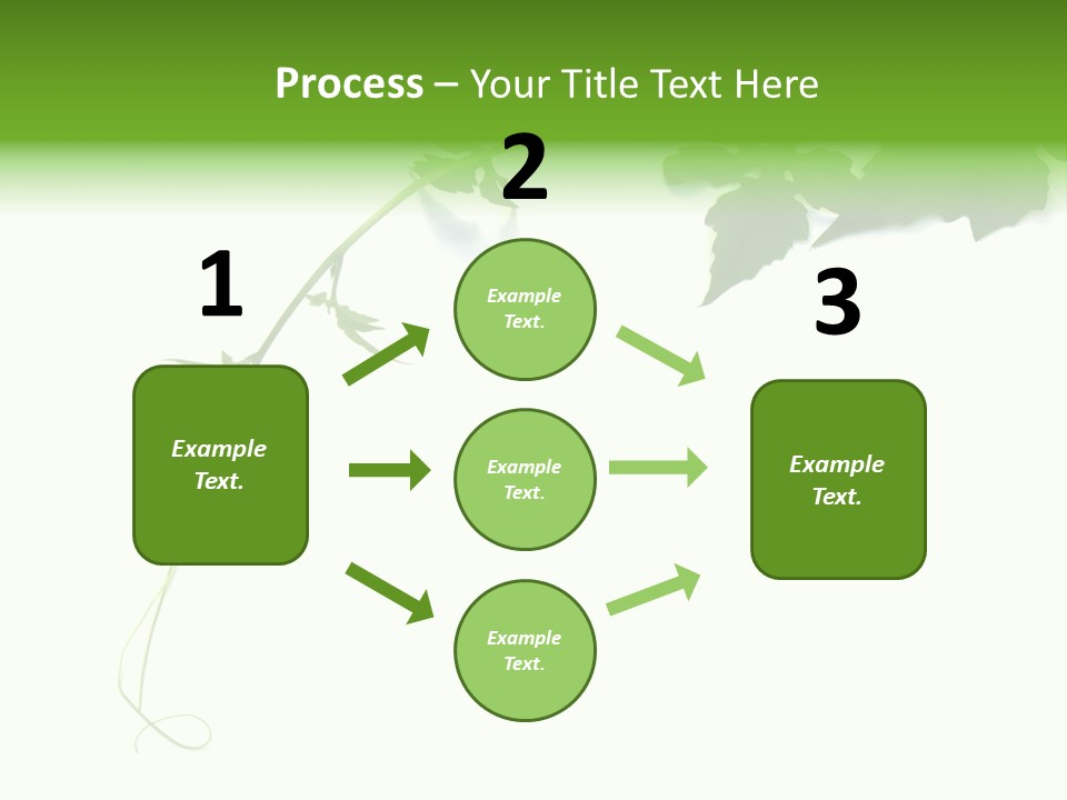 Feuille Petroselinum Sativum Vrilles PowerPoint Template