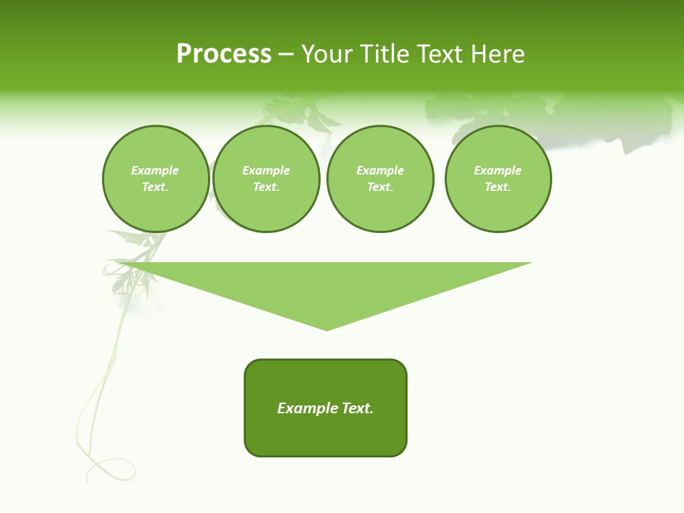 Feuille Petroselinum Sativum Vrilles PowerPoint Template