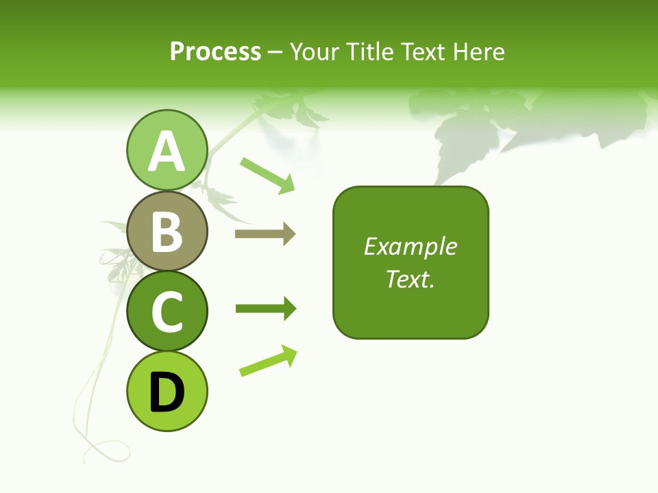 Feuille Petroselinum Sativum Vrilles PowerPoint Template