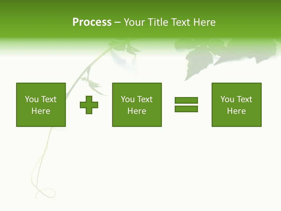 Feuille Petroselinum Sativum Vrilles PowerPoint Template