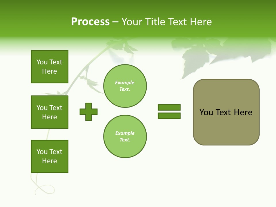 Feuille Petroselinum Sativum Vrilles PowerPoint Template